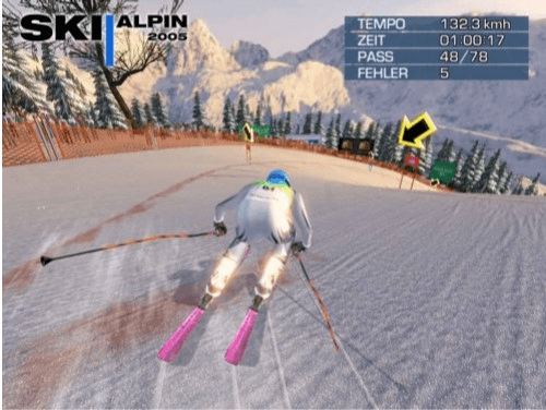 Ski Alpin 2005 screenshot 2 for Playstation 2